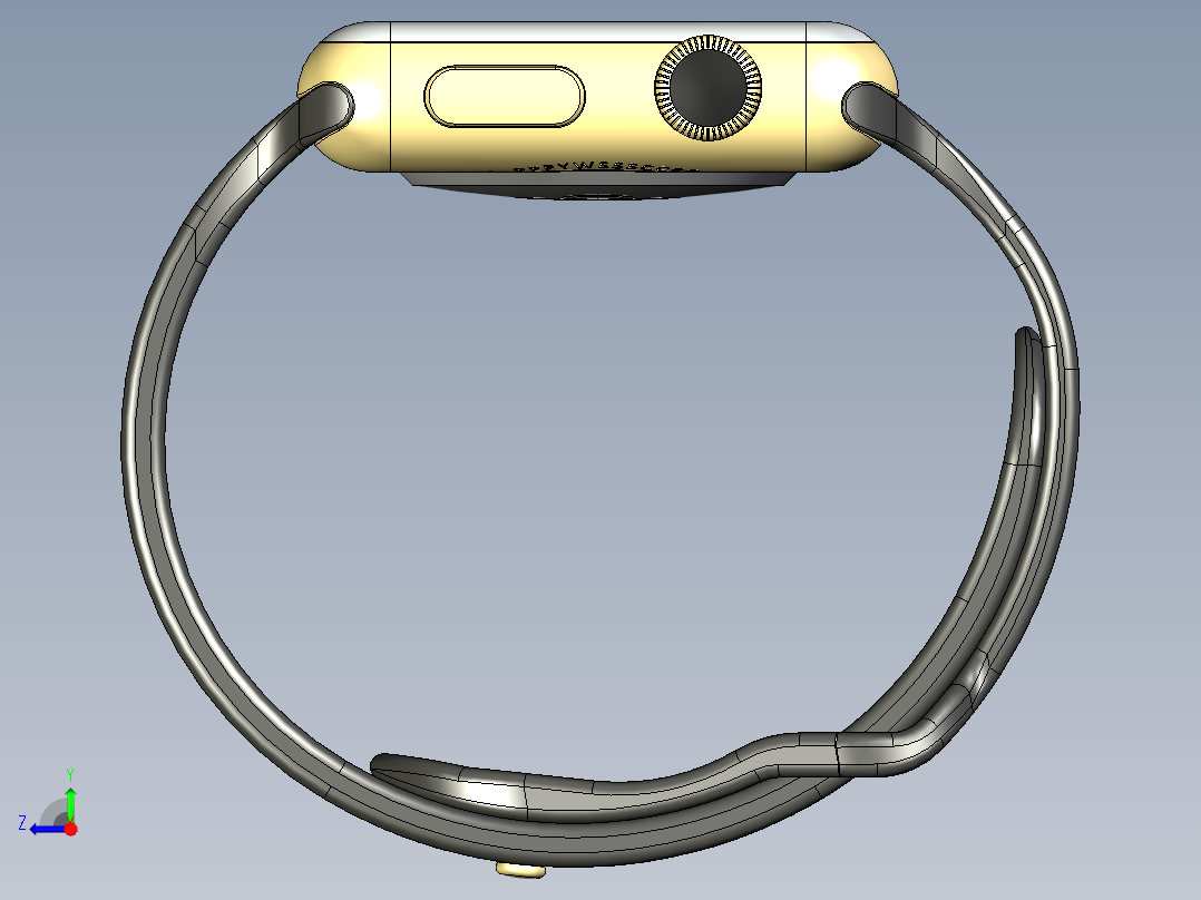 42mm苹果智能手表(多格式)外型右视图