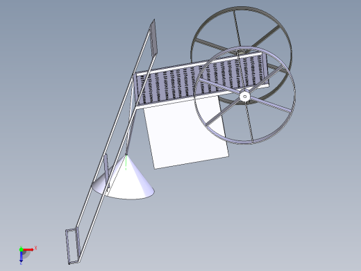 除草施肥机的设计 3d机械模型图纸 Catia STEP俯视缩略图
