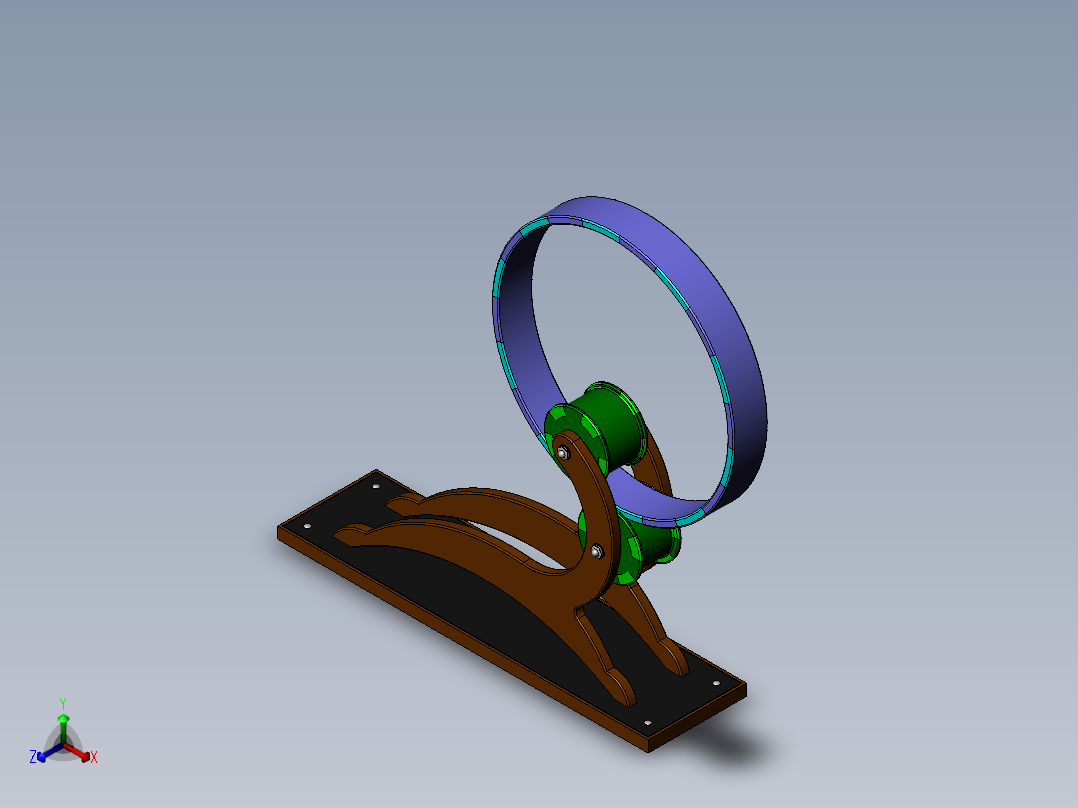 永动机(2)正等轴测图