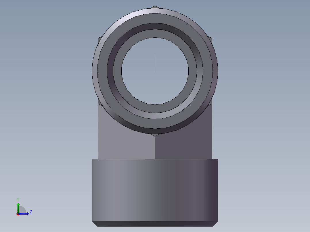 AC+AD 三通接头 T、AD-30左视图