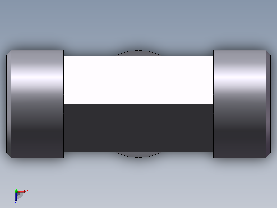 AC+AD 三通接头 T、AD-30俯视图