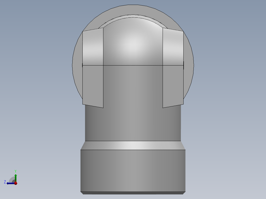 法兰接头、1DFL9-52-24右视图