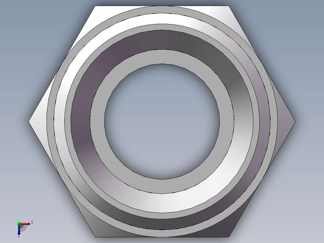 公制螺纹ED密封、1DM-30-27WD俯视图