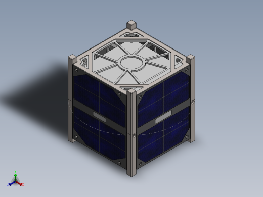 卫星、空间站(10)正等轴测缩略图