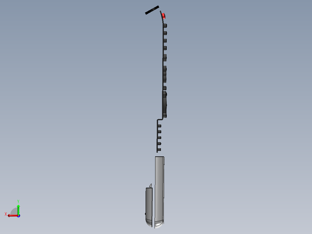 遥控器、遥控板(14)后视图