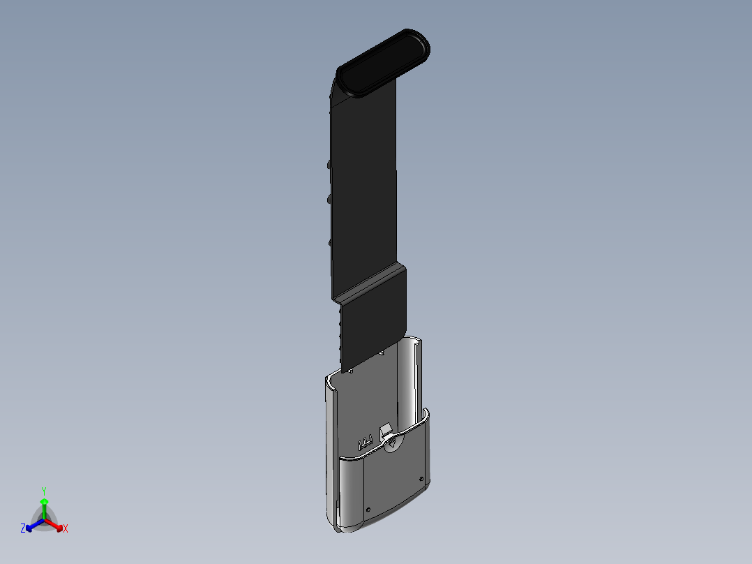 遥控器、遥控板(14)正等轴测图