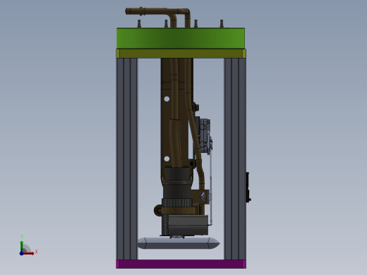 油泵法兰插头压装治具前视缩略图