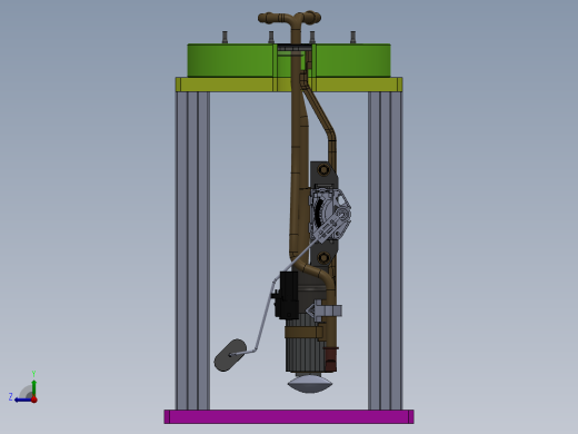 油泵法兰插头压装治具右视缩略图