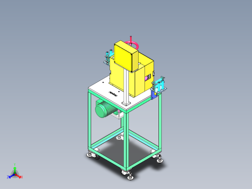 牵引机设备正等轴测缩略图