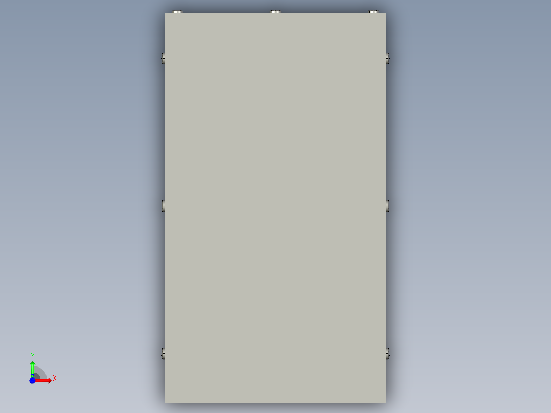 扁形坚果开壳器前视图