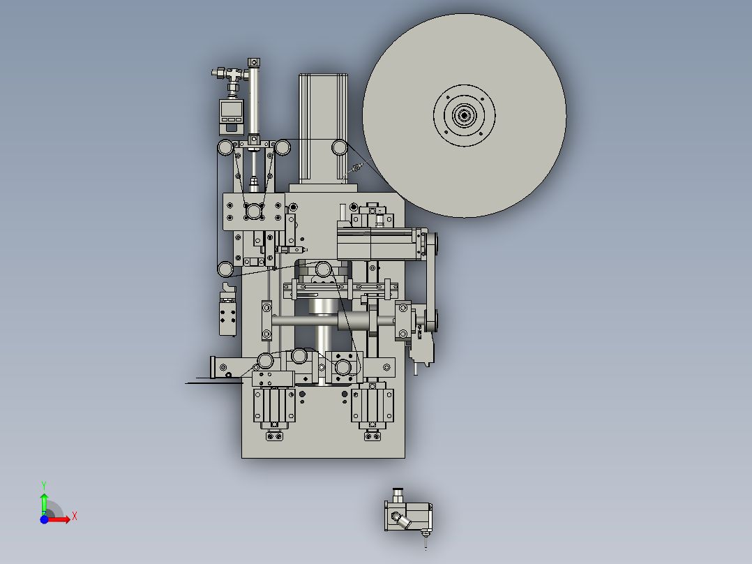 YLES040B-03单胶A前视图