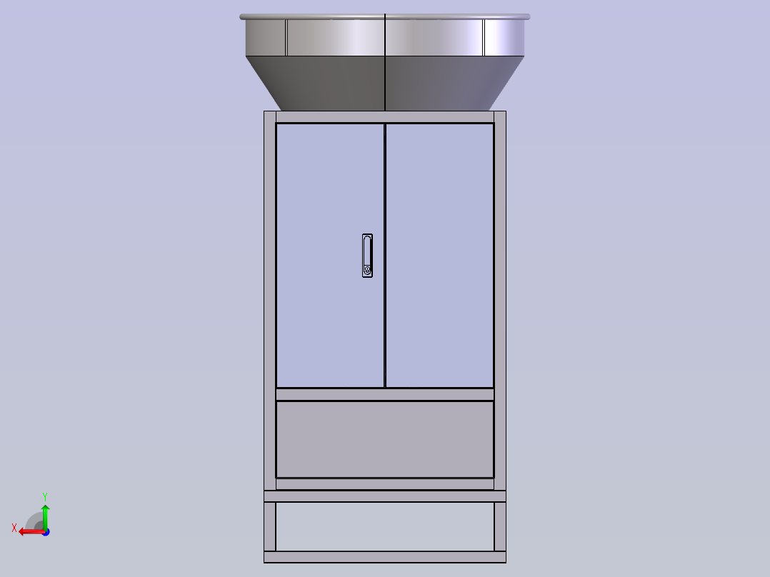 高空探测灯后视图