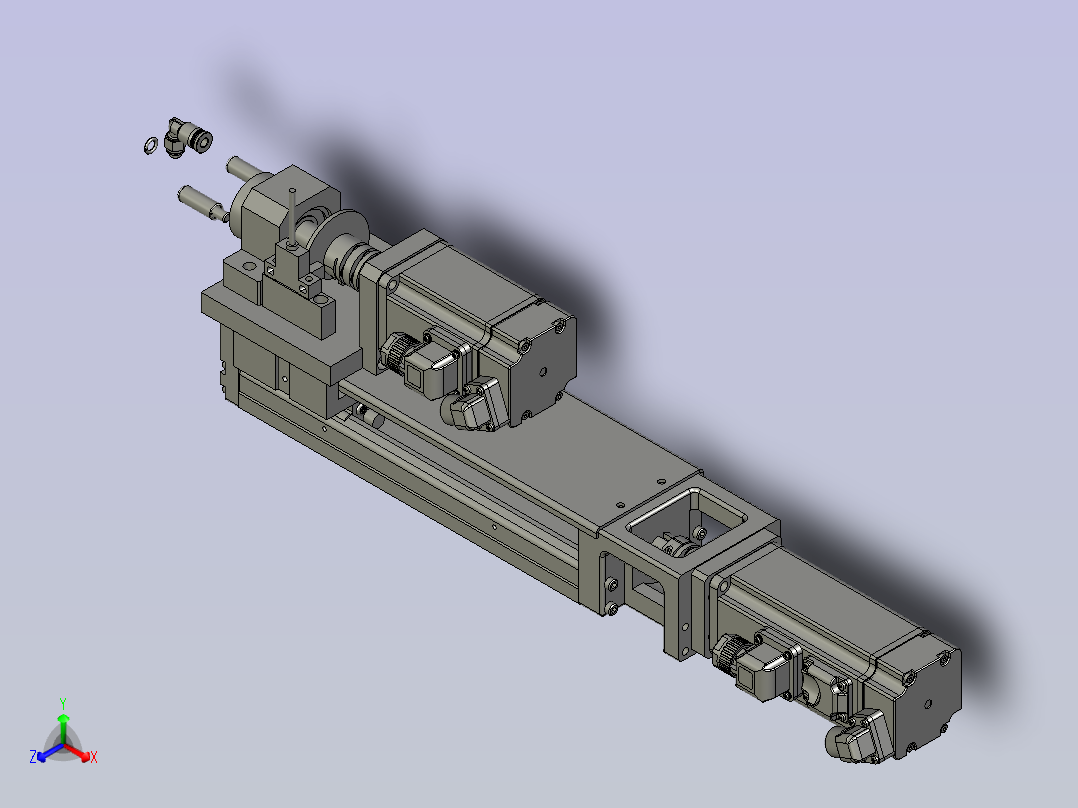 Z轴上下组件主视图