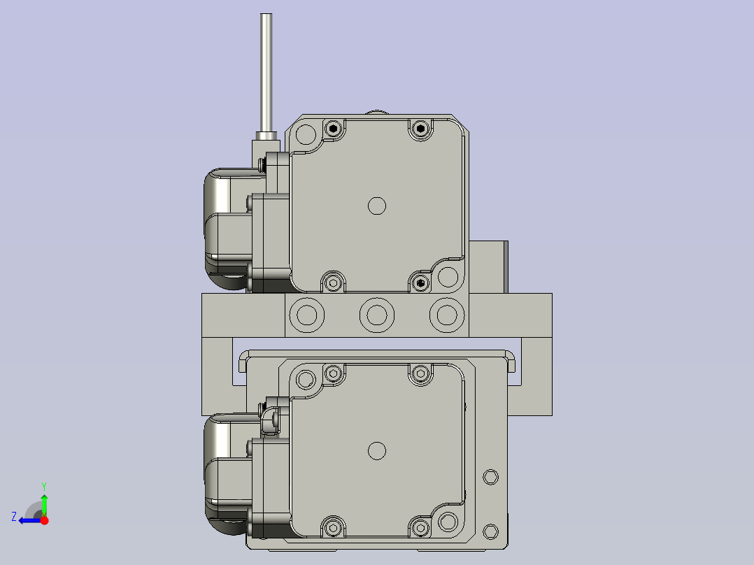 Z轴上下组件右视图