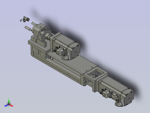 Z轴上下组件正等轴测缩略图