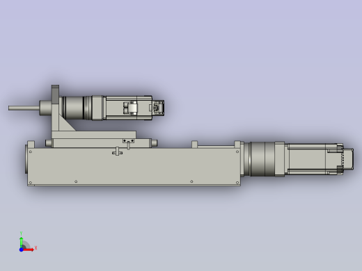 伺服钻削机构单侧前视缩略图