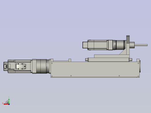 伺服钻削机构单侧后视缩略图