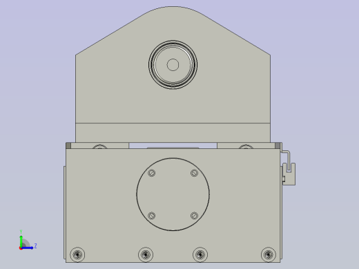 伺服钻削机构单侧左视缩略图