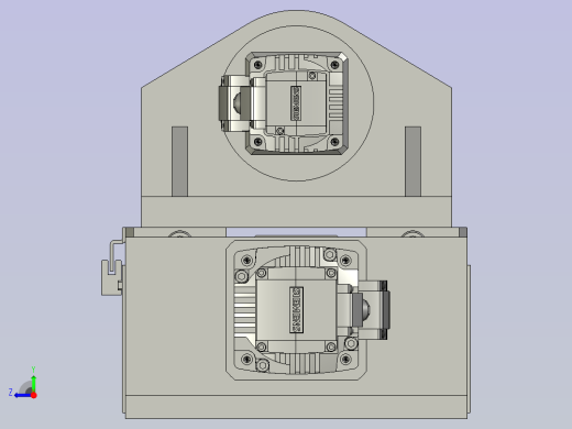 伺服钻削机构单侧右视缩略图