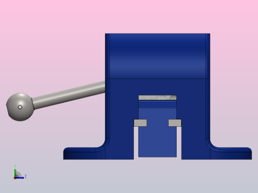 机械台钳左视缩略图