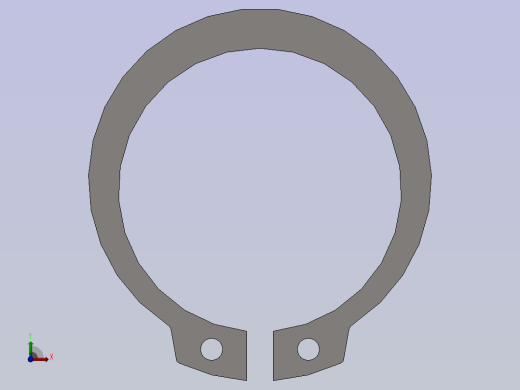 轴用弹性挡圈A型[35]前视缩略图