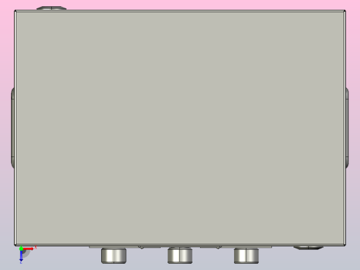 XJZ1-14～30自耦减压起动控制箱三维模型202010俯视缩略图