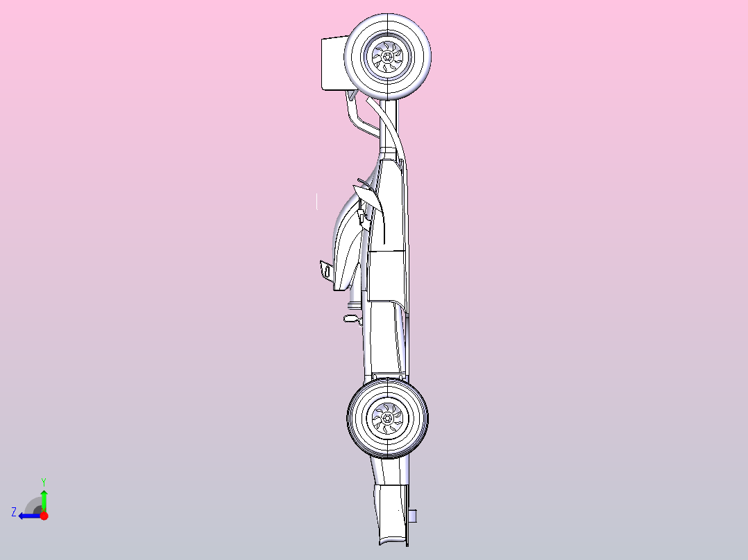 F1赛车右视图