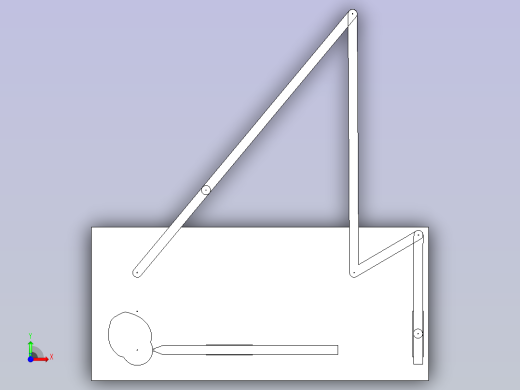 专用精压机设计模型+机构动图+曲线前视缩略图
