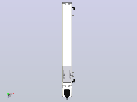 SCM6-400-BW-M10滚珠花健、支撑座、滚珠丝杠、交叉导轨、直线模组俯视缩略图