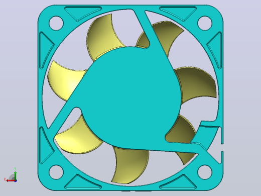 散热风扇CPU-KF 0410-01-40X 40MMX 10MM后视缩略图