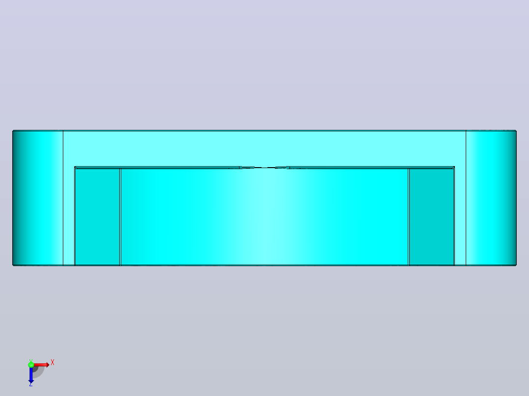 散热风扇CPU-KF 0410-01-40X 40MMX 10MM俯视图
