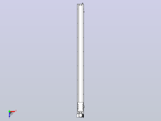 SCM14-2000-LD滚珠花健、支撑座、滚珠丝杠、交叉导轨、直线模组俯视缩略图