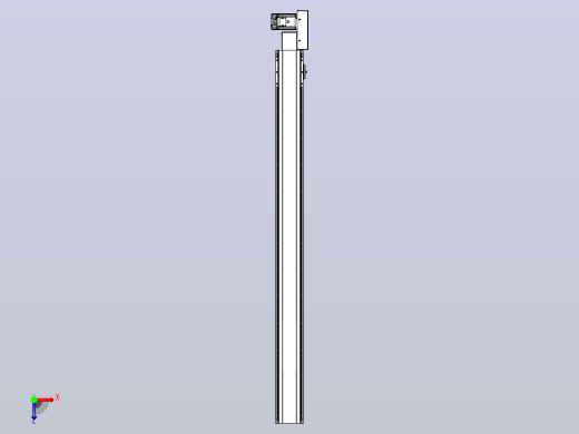 皮带直线轴半封闭可选导轨TPA-HNB-105D-90-L1200-ML-C-P20-N3俯视缩略图