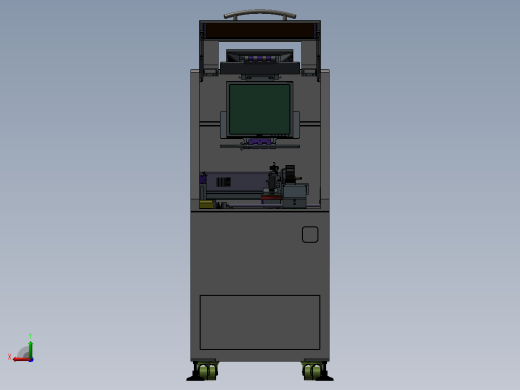 在线式PCB板CO2激光打标机后视缩略图