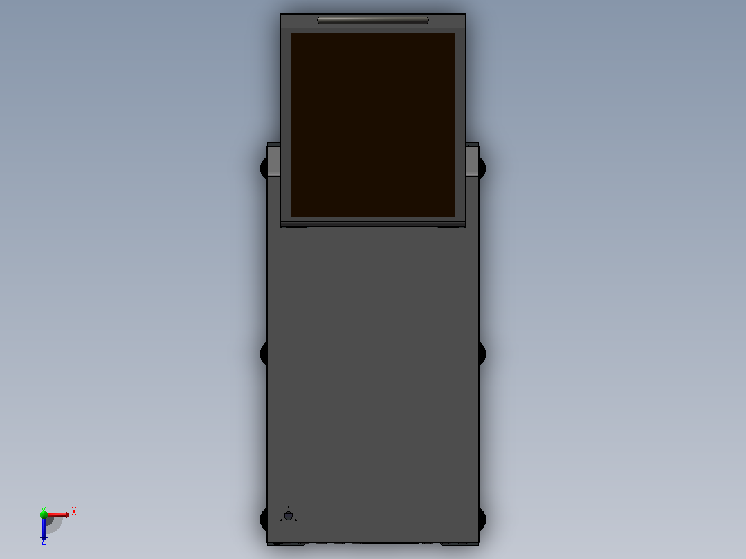 在线式PCB板CO2激光打标机俯视图