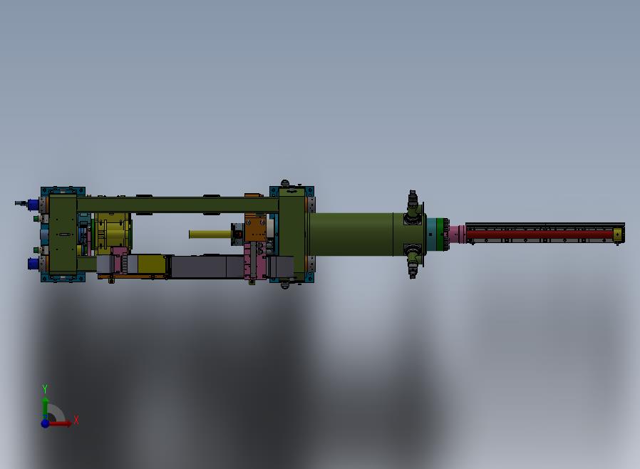 挤压机（流水线）前视图