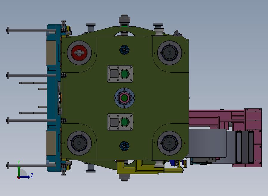 挤压机（流水线）左视图