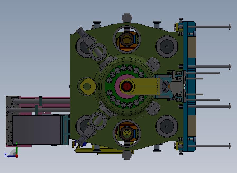 挤压机（流水线）右视图