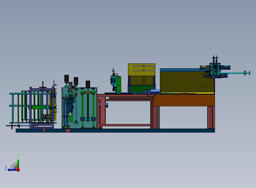 瓶状非标自动化组装生产线右视图