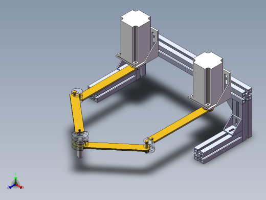 并联机器人2轴连杆并联搬运机器人