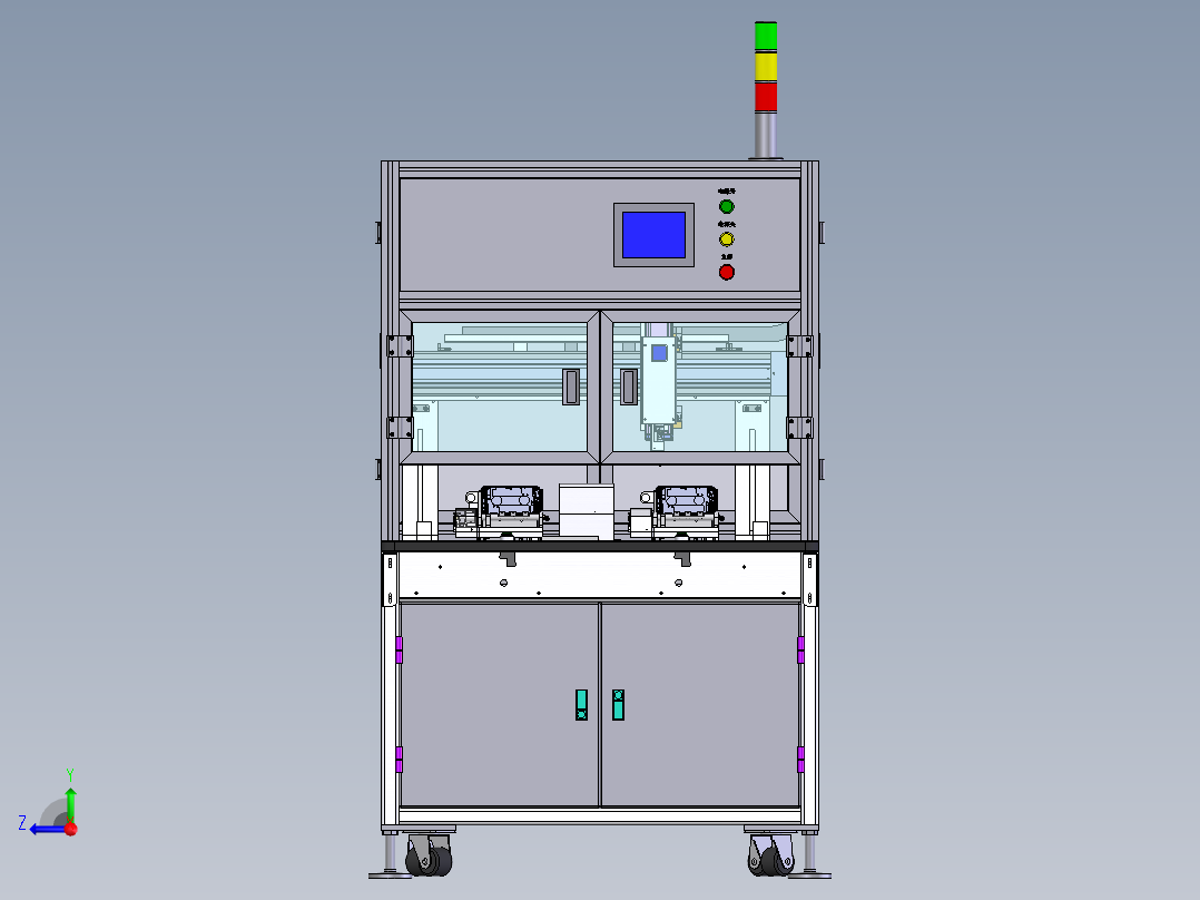 双工位手机外壳抛光机sw18可编辑右视图