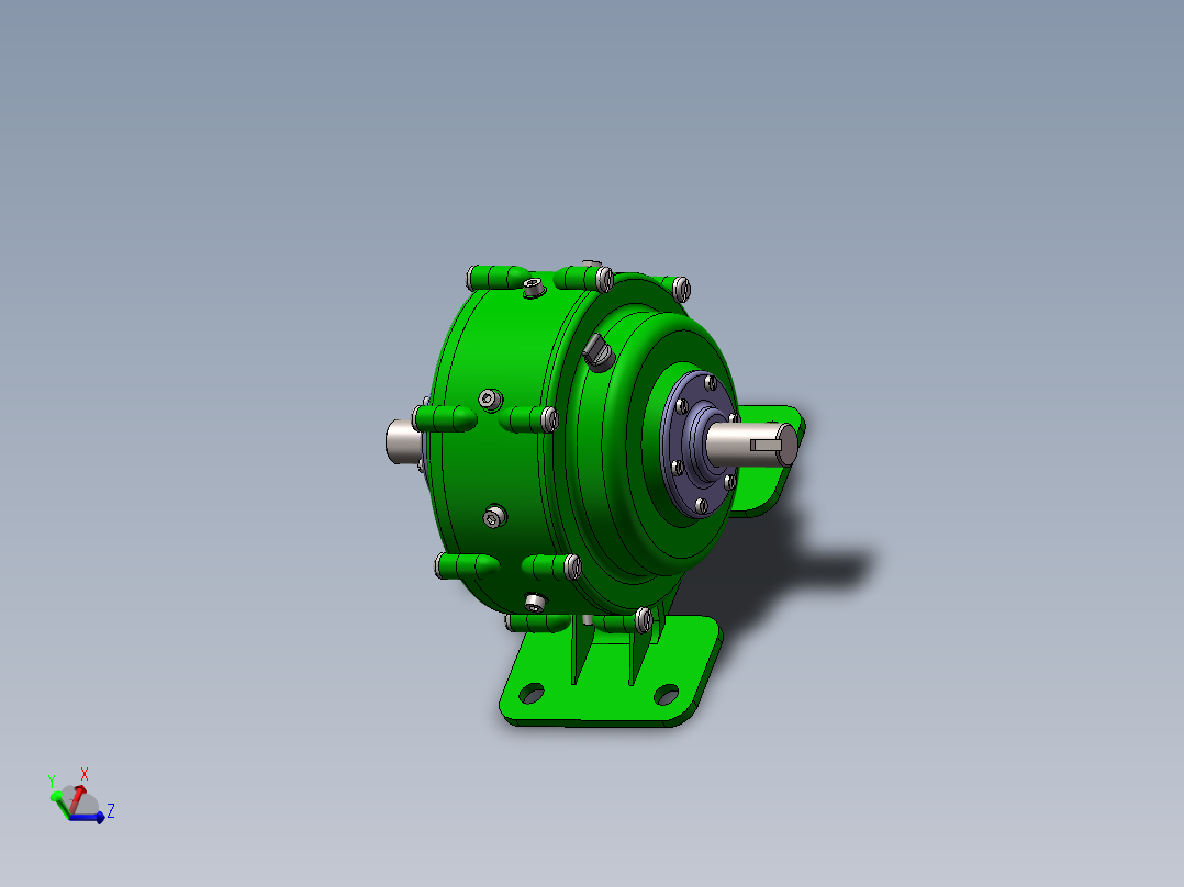滚动活齿减速器