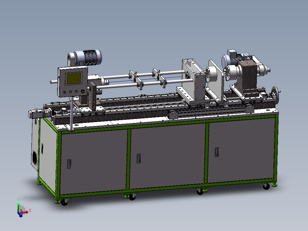 非标深孔钻设备3D图纸 K332