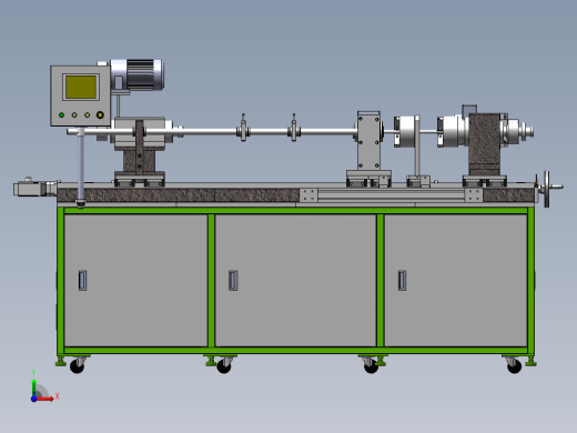 非标深孔钻设备3D图纸 K332前视缩略图
