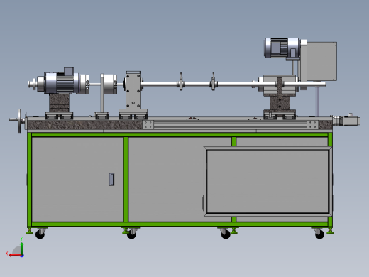 非标深孔钻设备3D图纸 K332后视缩略图