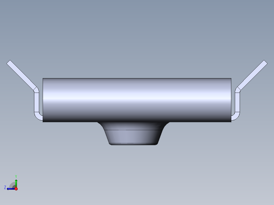 Solidworks练习作品右视图