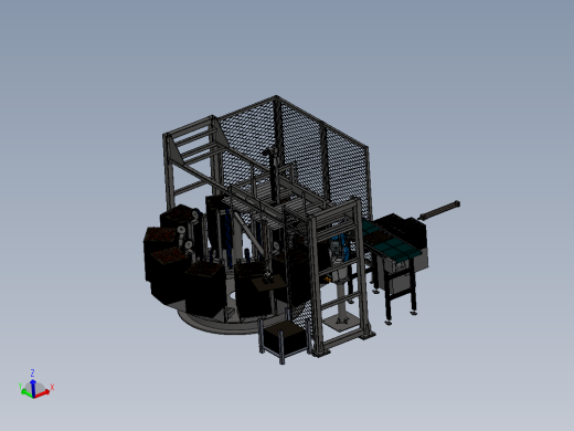 单机器人上下料方案
