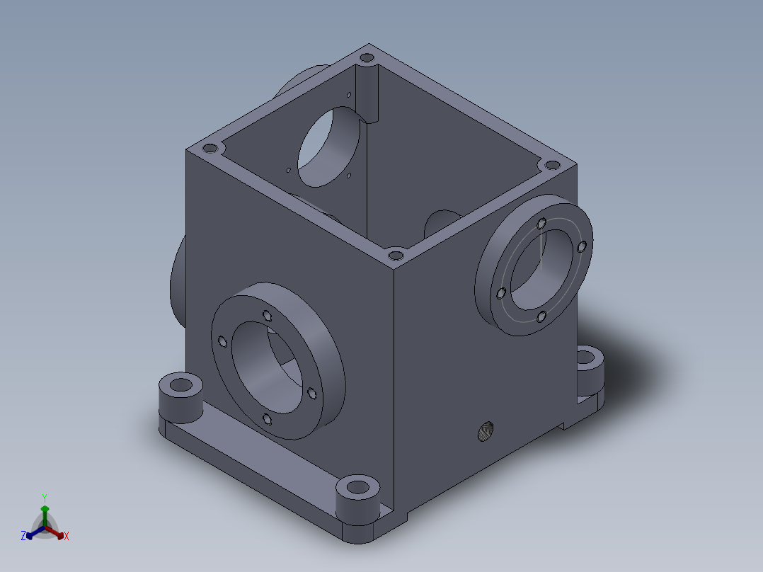 箱体1正等轴测图