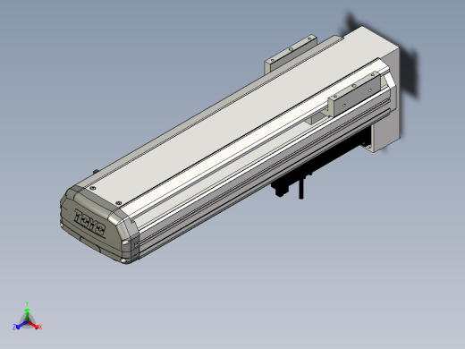Toyo东佑达直线模组-ETH13-350-BM-400W+煞車正等轴测缩略图