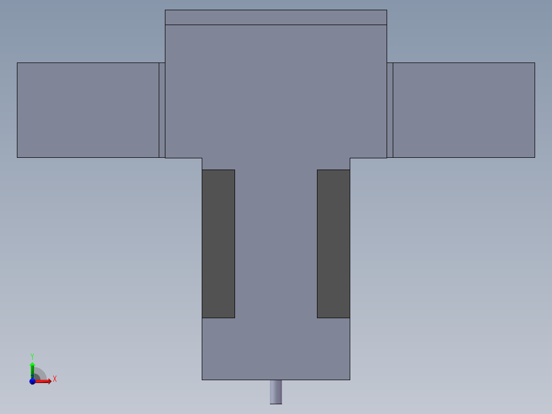 精密机床进给系统的振动分析（毕业设计，SolidWorks源文件）前视图